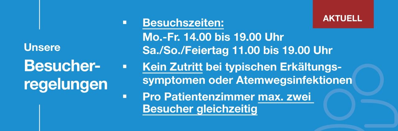 Besucherregelungen vom Klinikum Heidenheim. Hier werden Ihnen die Besuchszeiten dargestellt sowie die Einschränkungen auf den Patientenzimmern. Besucherregelungen vom Klinikum Heidenheim. Hier werden Ihnen die Besuchszeiten dargestellt sowie die Einschränkungen auf den Patientenzimmern.